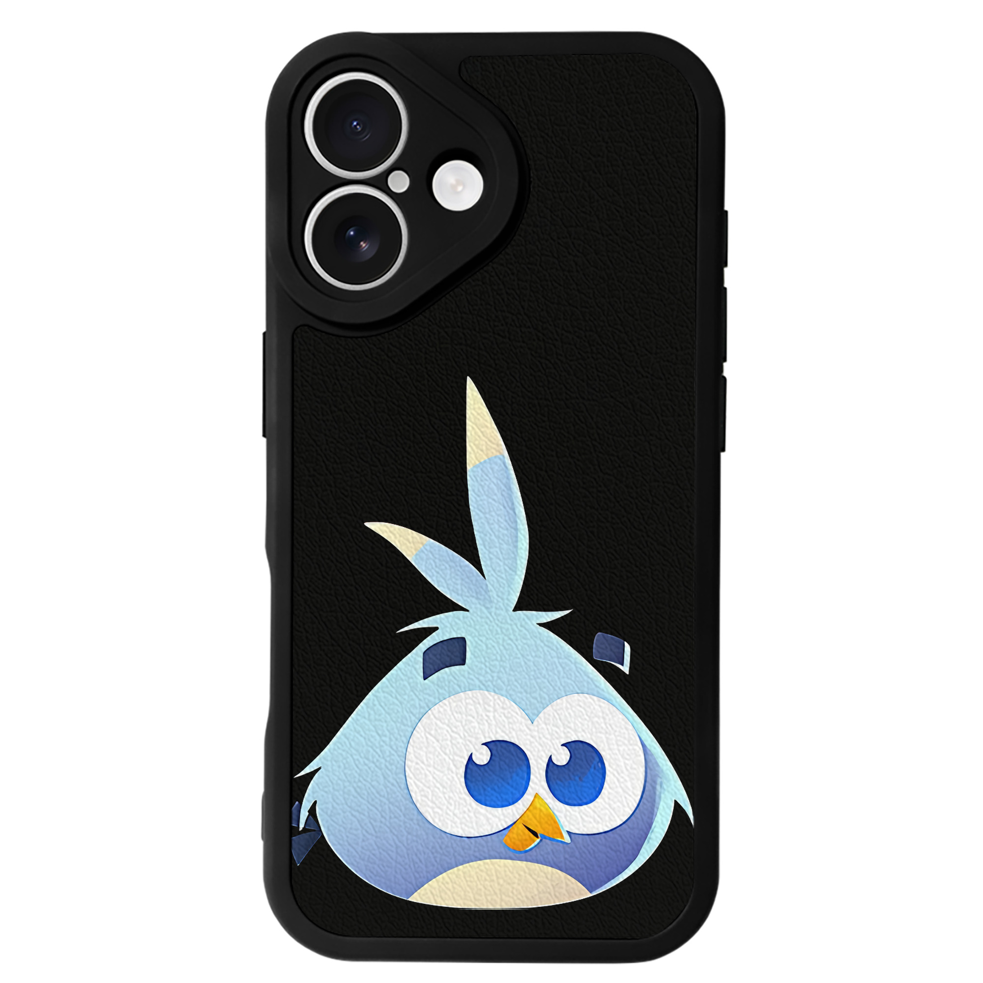 （画像用） Angry Birds アングリーバード 【iPhone 16シリーズ対応】シリコンスマホケース（レザー調） 材質：シリコン